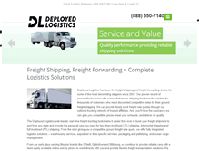 Tablet Screenshot of freight-transportation-storage.com